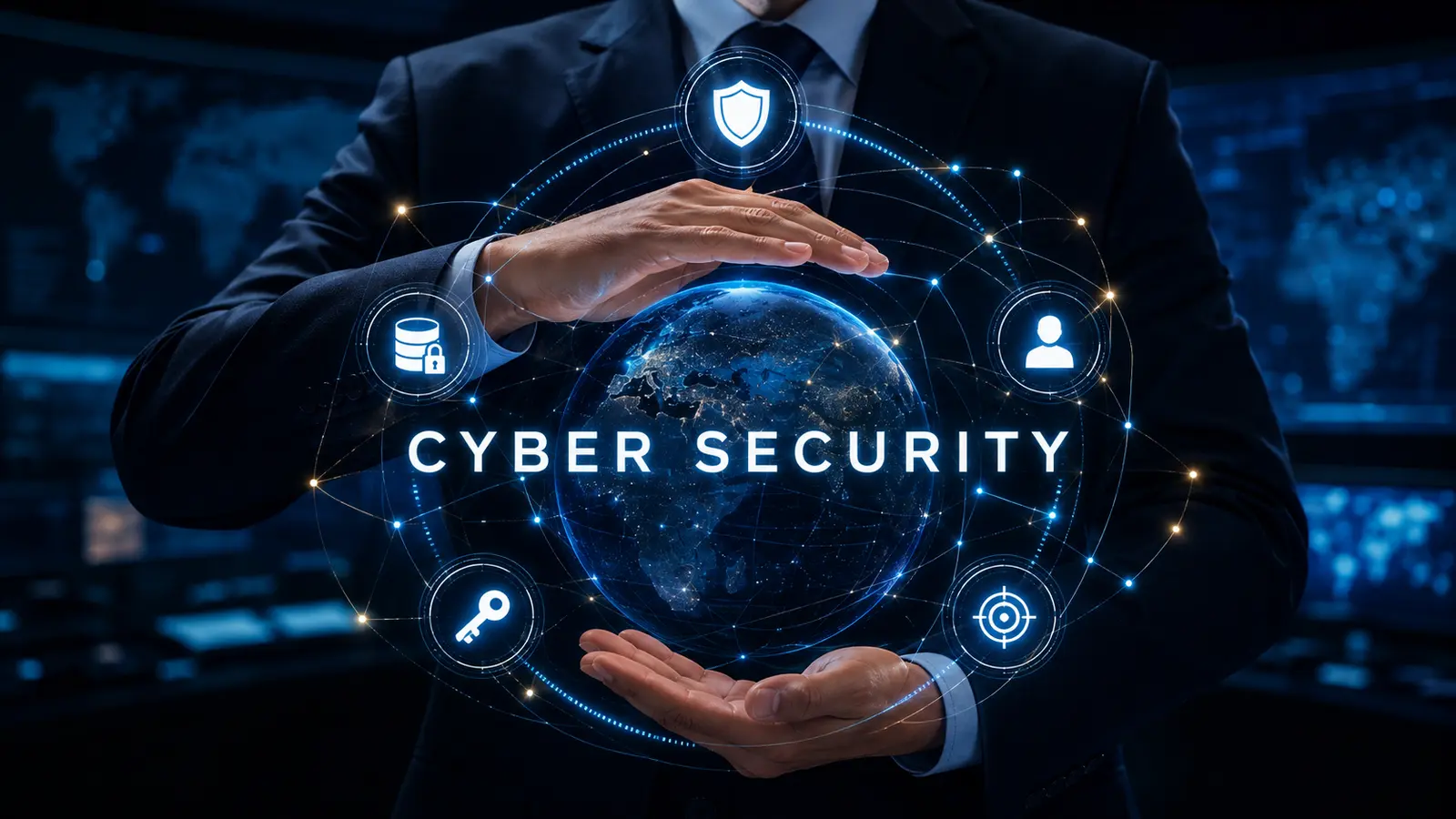 Global cybersecurity protection with secure access, encrypted data and continuous threat monitoring
